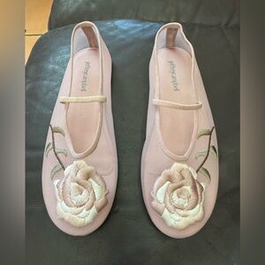 Jeffrey Campbell Swan Flower Mesh Flats